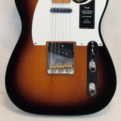 Fender Vintera '50s Telecaster, Maple Fingerboard, 2-color Sunburst, w/Gig Bag image 6