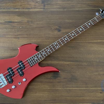 BC Rich Mockingbird Bass, Candy Apple Red, 2000s image 3