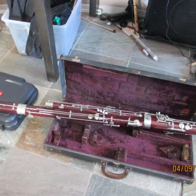 Conn brand Wood Bassoon with case. with case image 2