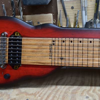 Cherry Red Burst - 8-String - Lap Steel Guitar - Satin Relic Finish - USA Made - C13th Tuning image 4