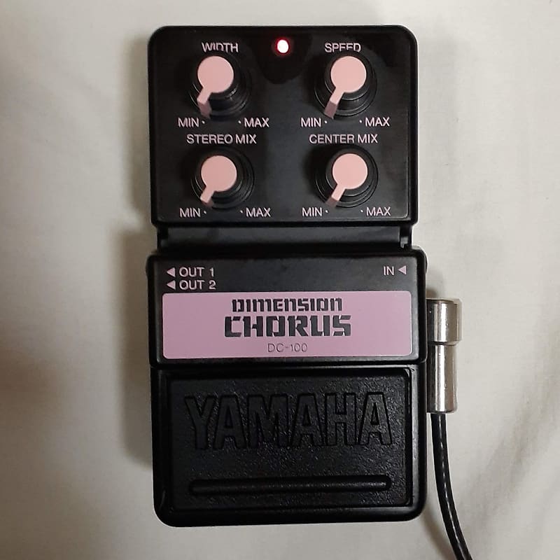 Yamaha DC-100 Dimension Chorus Pedal Guitar Effect Pedal Vintage Stereo Out