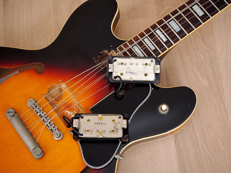 Greco SA-700 WR MIJセミアコ　1981年製 1981 Greco SA-700 (w/ Hardcase) — Tone Junkie Vintage