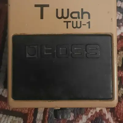 Boss T Wah TW-1 'Touch Wah' Guitar Pedal 1979 Black Label Japan for sale