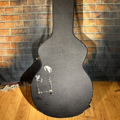 TKL ES-335 Style Hardshell Guitar Case - Black/Grey Fur image 3