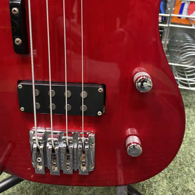 Samick bass in red gloss finish 1990s image 9