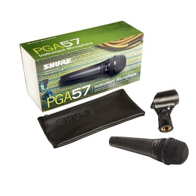 Shure PGA57-LC Cardioid Dynamic instrument Microphone with No Cable image 2