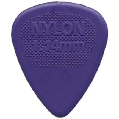 Dunlop 443R114 Nylon MIDI 1.14mm Guitar Picks (72-Pack)