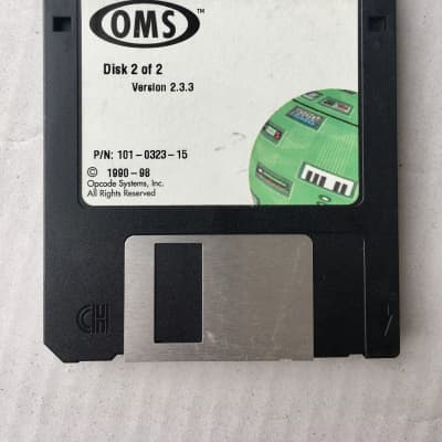 Opcode Studio 64X 1996-1998 Diskettes image 3