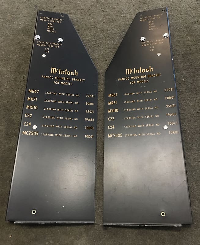 McIntosh Panloc mounting brackets