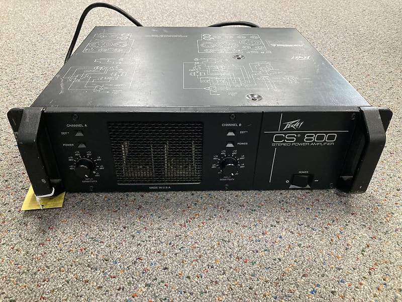 PEAVEY ピーヴィー CS-800 パワーアンプ 最大出力260W+260W PEAVEY CS-800 POWER AMPLIFIER | eBay