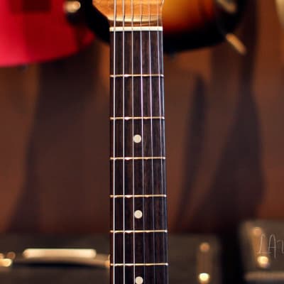 Xotic XSC-1 S-Style Lightly Relic'd  Electric Guitar - 3 Tone Sunburst Finish & Roasted Flame Maple Neck #2332 image 9