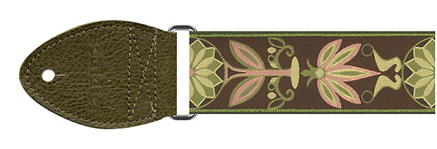 Souldier Daisy Olive Guitar Strap image 1