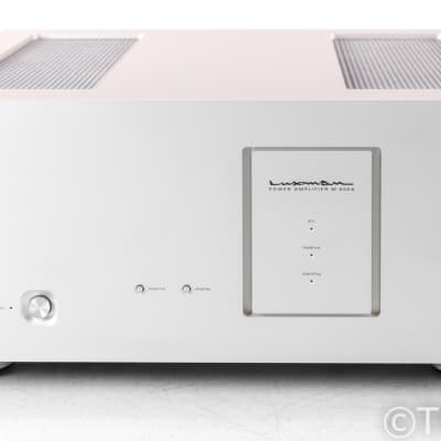 Luxman M-600A Stereo Power Amplifier; M600A; Silver (SOLD) image 1
