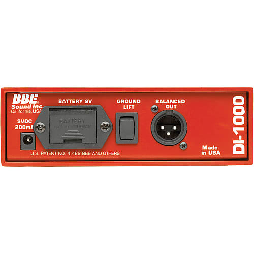 BBE DI-1000 Jensen-Equipped Direct Box with Sonic Maximizer image 3