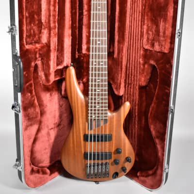 Ibanez Prestige SR5006 Walnut Finish 6 String Bass Guitar w/OHSC for sale