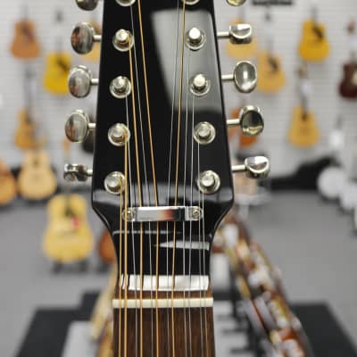 Fender Kingman 12 String Acoustic/Electric Black Polish image 4