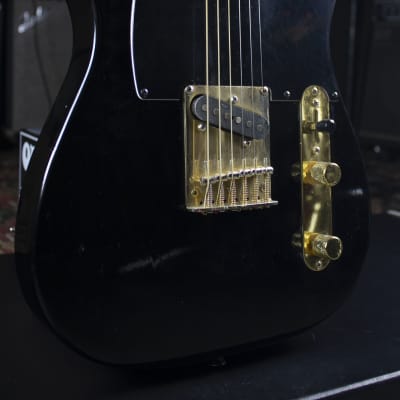 Vintage Rare Japan MIJ Fender Telecaster TLG-80 1988 Black image 4