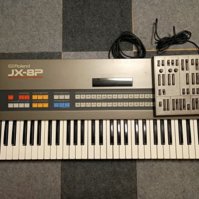 Roland JX-8P + PG-800 Programmer | Serviced | Velocity OK | Aftertouch Works (with Limitations) | Ships Worldwide (Size Limits Apply)