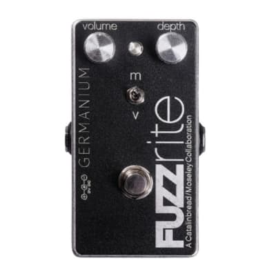 Catalinbread Fuzzrite Germanium Fuzz Effects Pedal with Volume and Depth Controls (Black) for sale