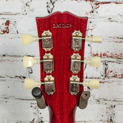 Gibson - 1964 ES-335 Reissue - Semi-Hollow Electric Guitar - VOS - Sixties Cherry - w/ Black/Yellow Custom Shop Hardshell Case - x1102 image 6