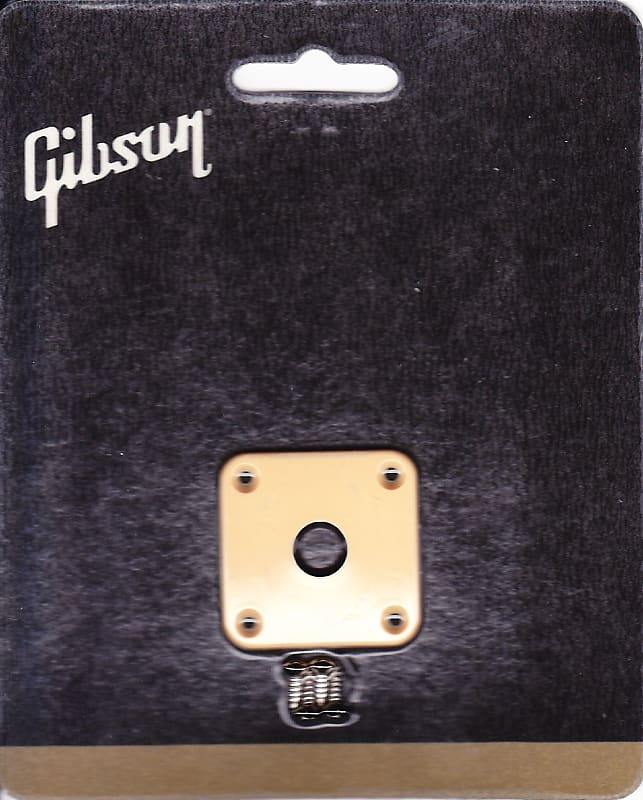 Gibson- PRJP-030, Jackplate, creme, plastic image 1
