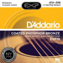 D'Addario EXP Coated Phosphor Bronze Acoustic Guitar Strings - EXP19 / Bluegrass