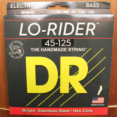 DR Strings Lo-Rider MH-45 45-105 Electric Bass Guitar Strings image 1