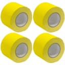 4 Pack of Gaffer's Tape - Yellow 4 inch Rolls 60 Yards per Roll Gaffers Tape