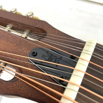 Royall Trifecta TC-14 Bright Mirror Nickel Finish Cutaway 12 String Tricone Resonator Guitar With Pickup image 17