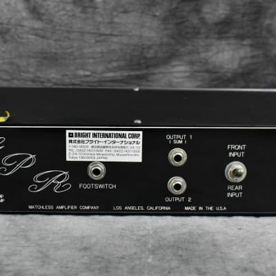 Matchless GPR-1 Rack Tube Guitar Preamp in Very Good | Reverb