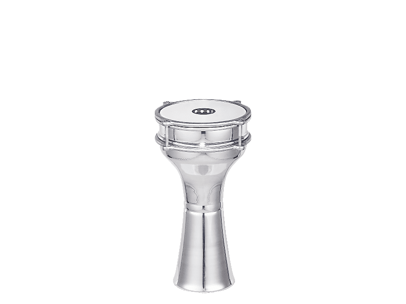 Meinl Percussion HE-102 Plain Aluminum Darbuka With Synthetic Head, 6.5" image 1
