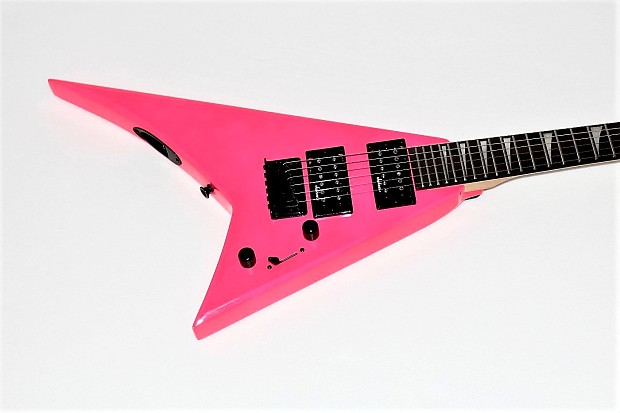 Jackson JS Series Randy Rhoads Minion JSX1 Neon Pink Electric Reverb