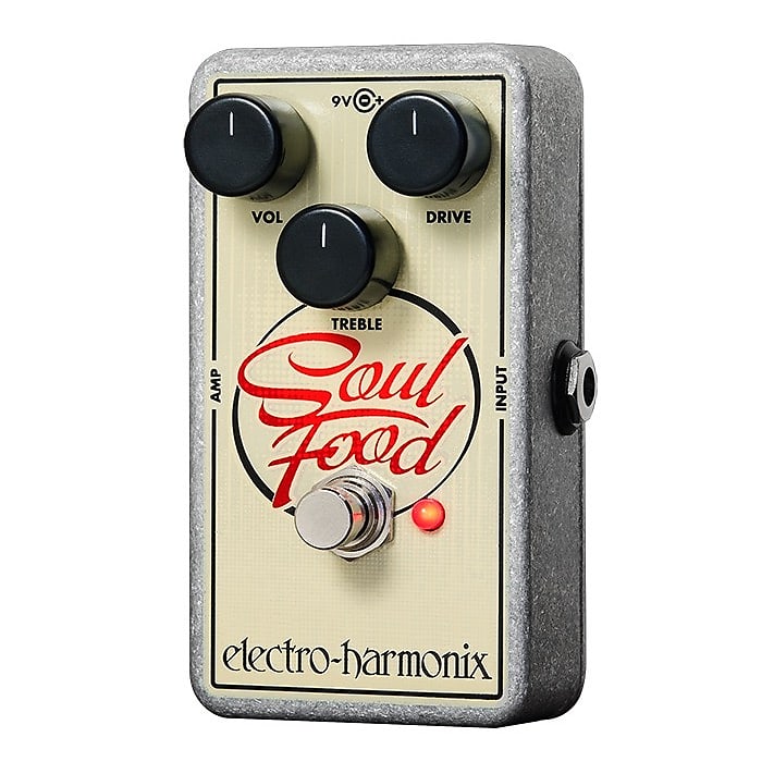 Electro-Harmonix EHX Soul Food Transparent Distortion / Fuzz / Overdrive Pedal
