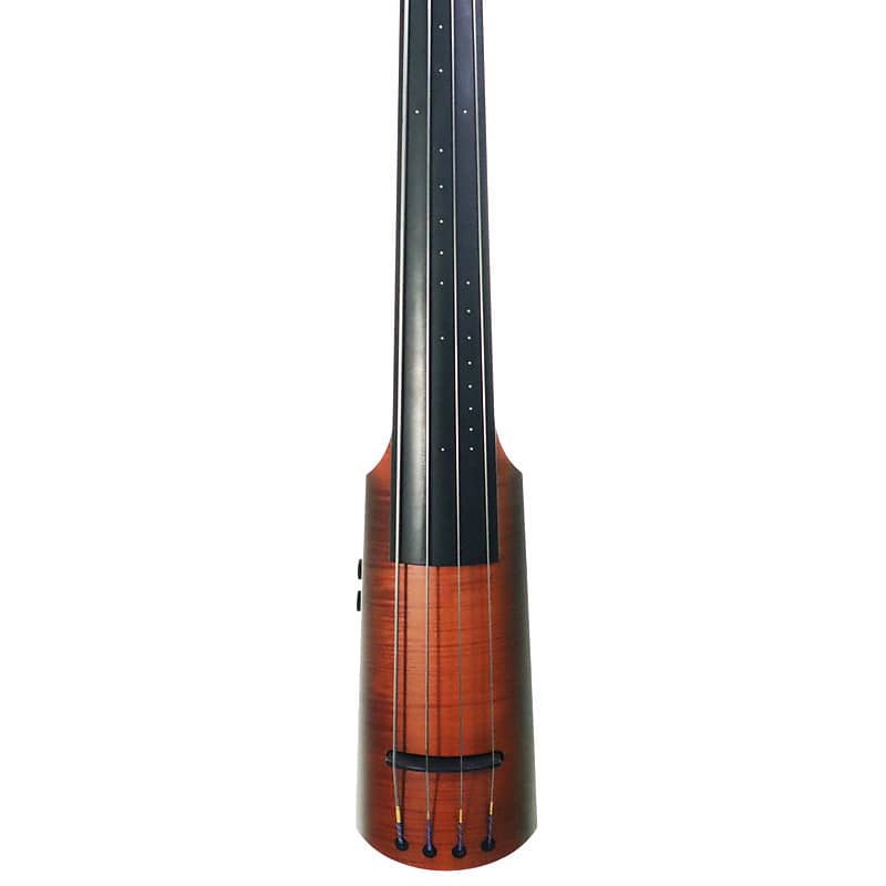 NS Design NXT4A Electric Upright Double Bass, Sunburst w Gig Bag And 2 Stands image 1