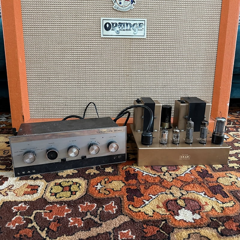 Vintage Leak TL12 Plus TL12+ Monoblock Valve Power Amplifier Varislope Serviced image 1