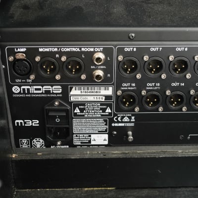 Midas M32R LIVE Digital Mixing Console w/ Flight Case Owned by Joywave image 11