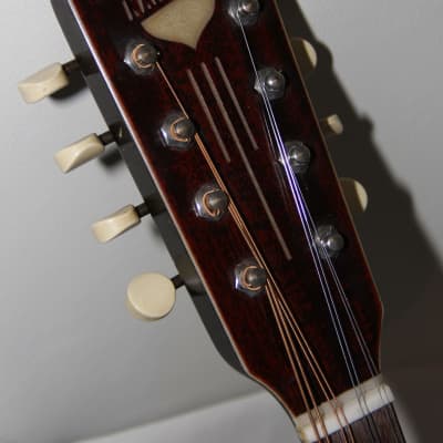 National Resonator Mandolin 1930s Woodgrain on metal image 5