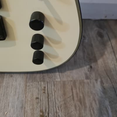 Rare Vintage Japanese Washburn Tour Telecaster BBR WT-24 WWBB 1985 White image 8