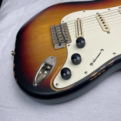 ESP LTD ST-203 Relic'd S-style Guitar 2015 - Sunburst image 6