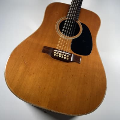 Kasuga T-413 '80s Vintage MIJ 12 Strings Acoustic Guitar Made in Japan w/Hard Case for sale