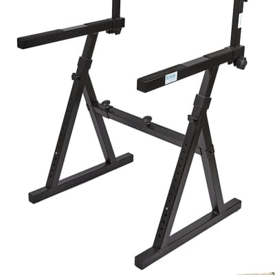 Knox Gear Z-Style Two Tier Electronic Keyboard Piano Stand (Version 2)