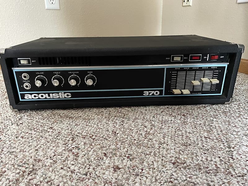 Acoustic 370 Bass amplifier Reverb