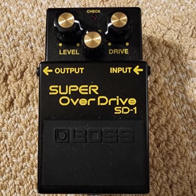 Boss SD-1-4A Super Overdrive 40th Anniversary Effects Switcher