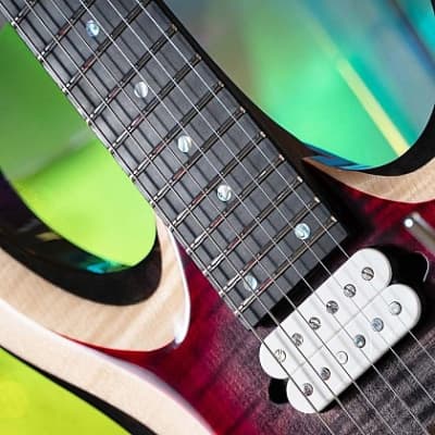 Cort X700 Duality II Guitar, Fishman Fluence Pickups, Ebony Fretboard Lava Burst w/Gigbag, Free Shipping image 8