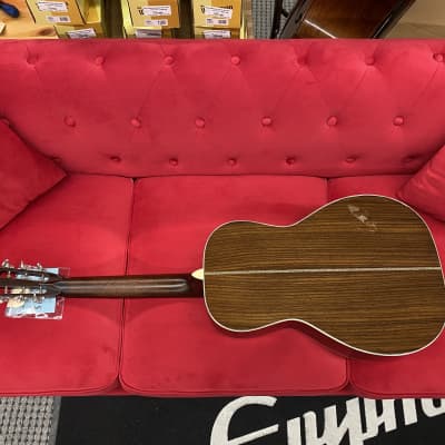 Eastman E20P Parlor Guitar Natural with Case image 11