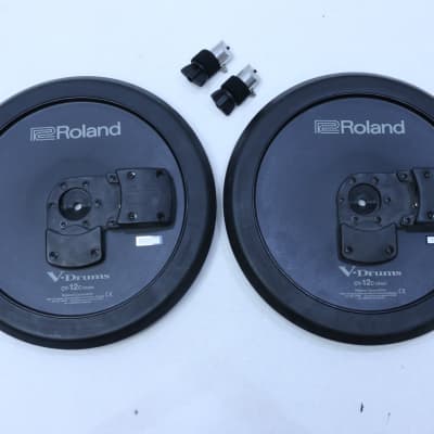 TWO Roland CY-12C V-Cymbal V Drum Trigger CY12C image 2