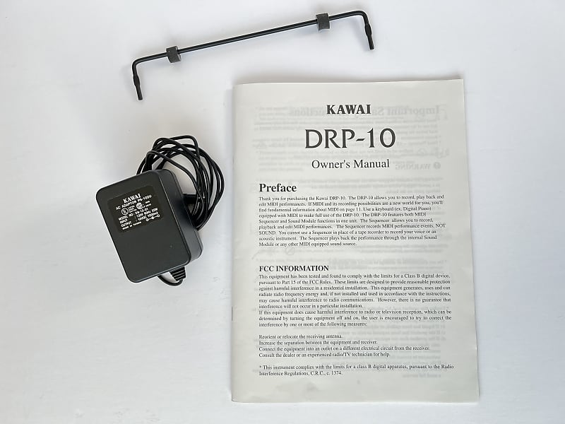 Kawai DRP-10 Digital Recorder/Player General Midi Sound Module synthesizer  sequencer 80s vintage