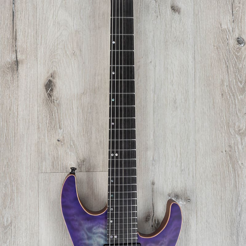 ESP USA M-7 Baritone 7-String Guitar, EMG 81-7XH / 85-7XH
