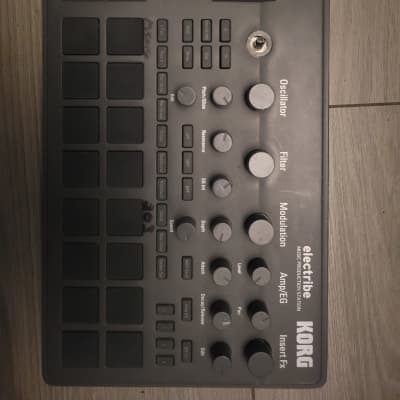 Korg Electribe 2 with Hacktribe upgrade downloaded - Grey