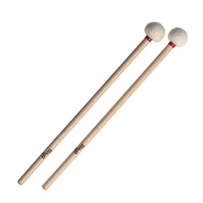 Stagg Timpani Mallets with Maple Handle and 1.4" (35 mm) Felt Head image 1